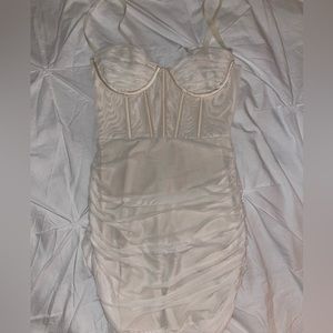 White Fox Corset Dress